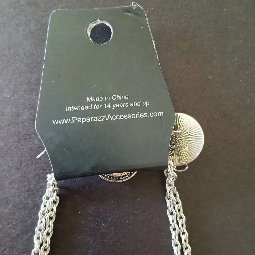 NEW Necklace & Earrings Set Paparazzi Lasting Empress-ions Egyptian Look - Picture 6 of 9